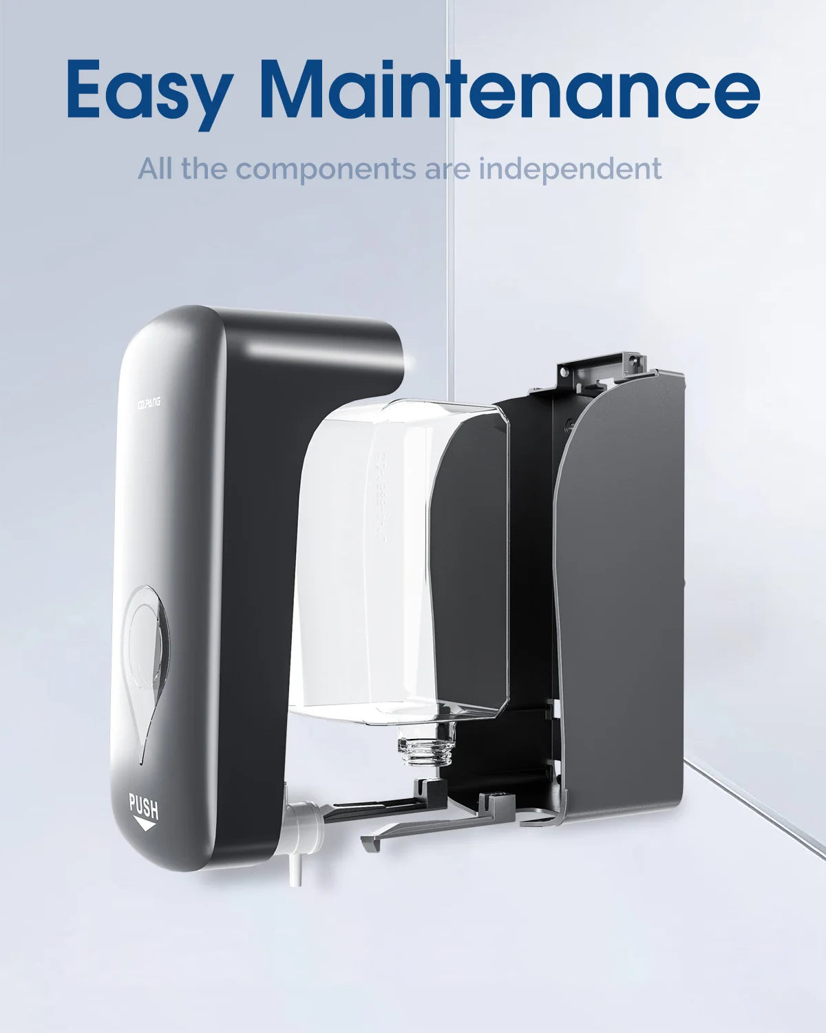 Foam Soap Dispenser Wall Mount Hand Washing Sanitizer Dispensing Foam