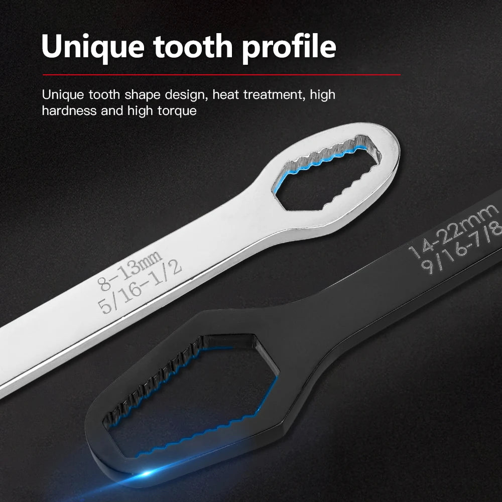 3-17mm8-22mm Universal Torx Wrench Adjustable Multifunction Wrench