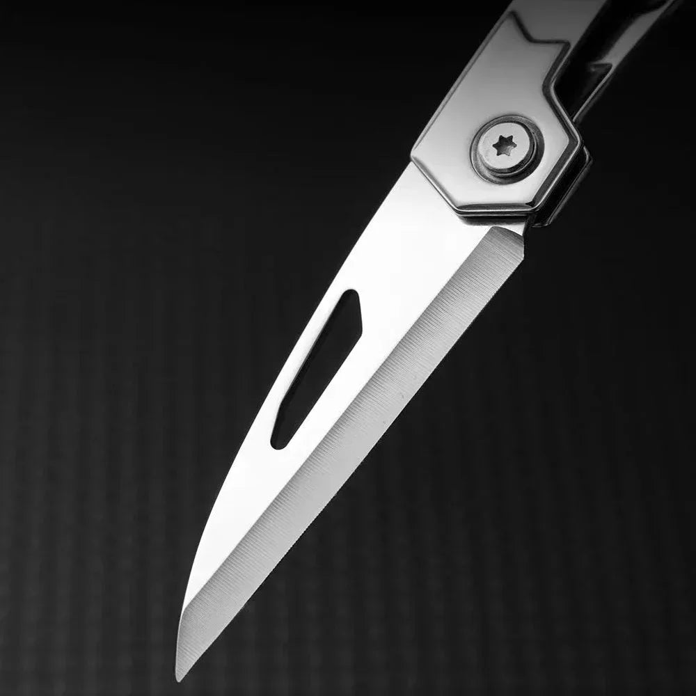 Stainless Steel Folding Knife Fruit Paring Vegetable Cutter Utility