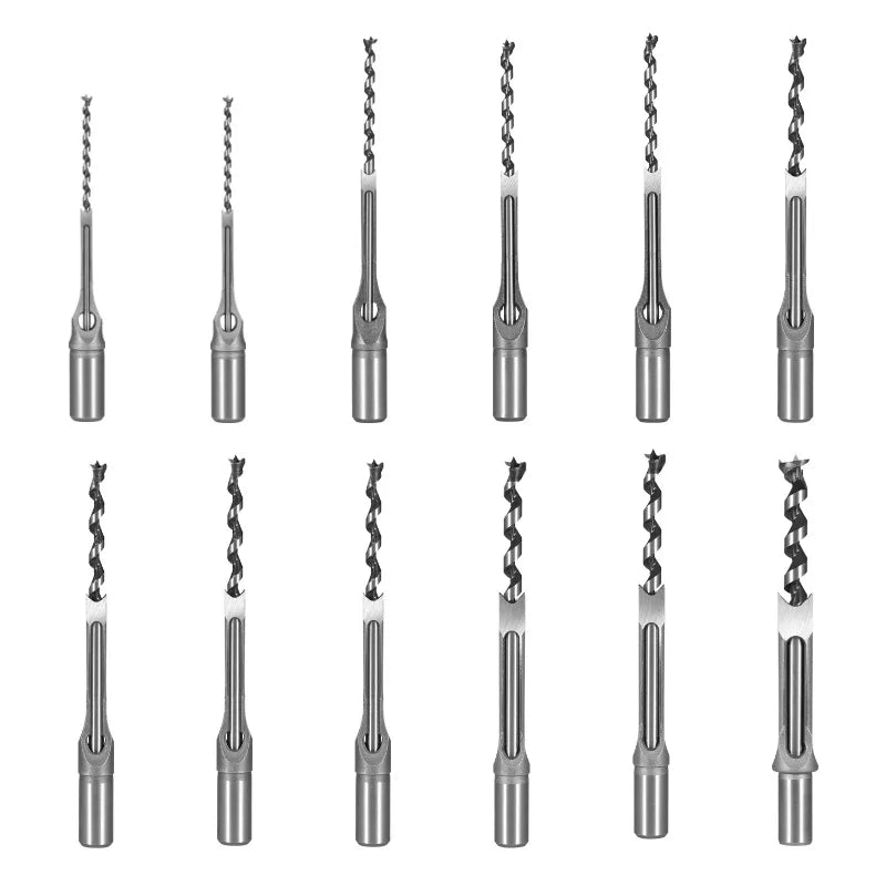 6-16mm HSS Square Hole Drill Woodworking Drill Tools Auger Mortising
