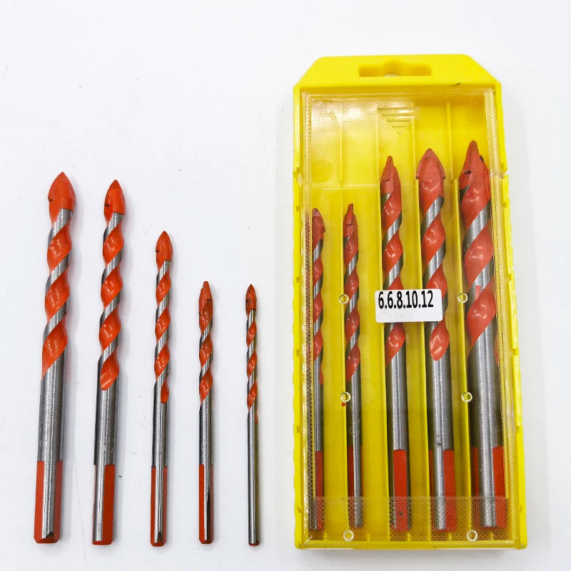 5Pcs Tungsten Carbide Drill Bit Set 4-10mm