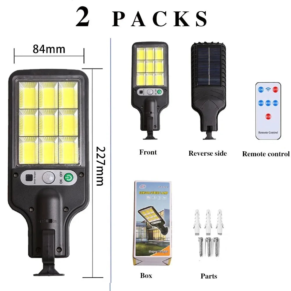108 LED Solar Lights Outdoor With 3 Mode Waterproof Motion Sensor