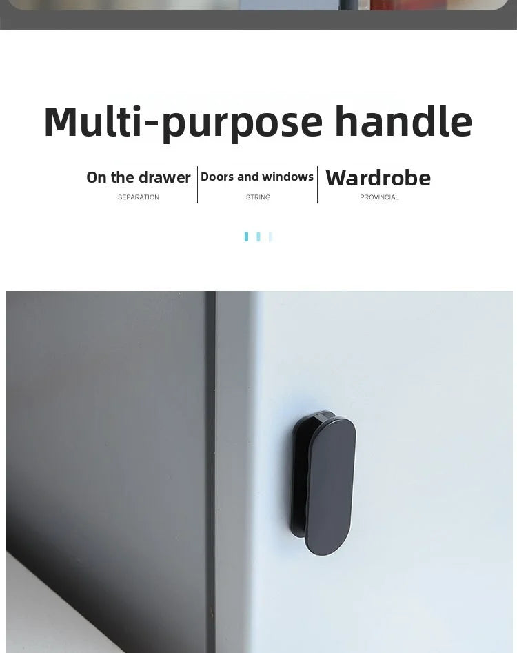 2Pcs New Multipurpose Cabinet Knob Furniture Knobs Plastic Self