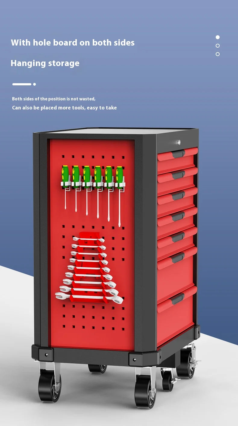 Heavy-Duty 7-Drawer Workshop Tool Cabinet with Lock