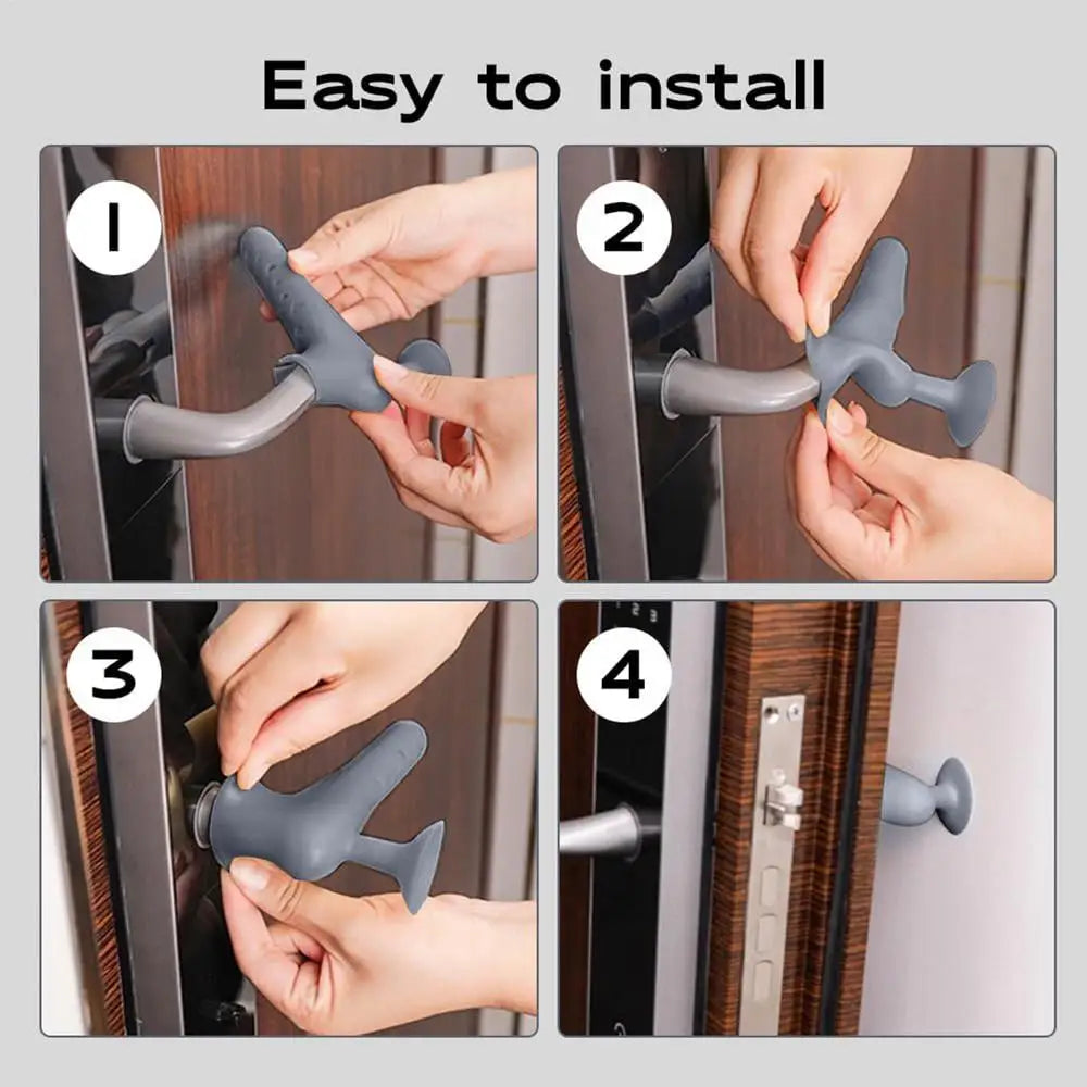 Silicone door handle cover Anti-Collision Door Knob Handle Protector