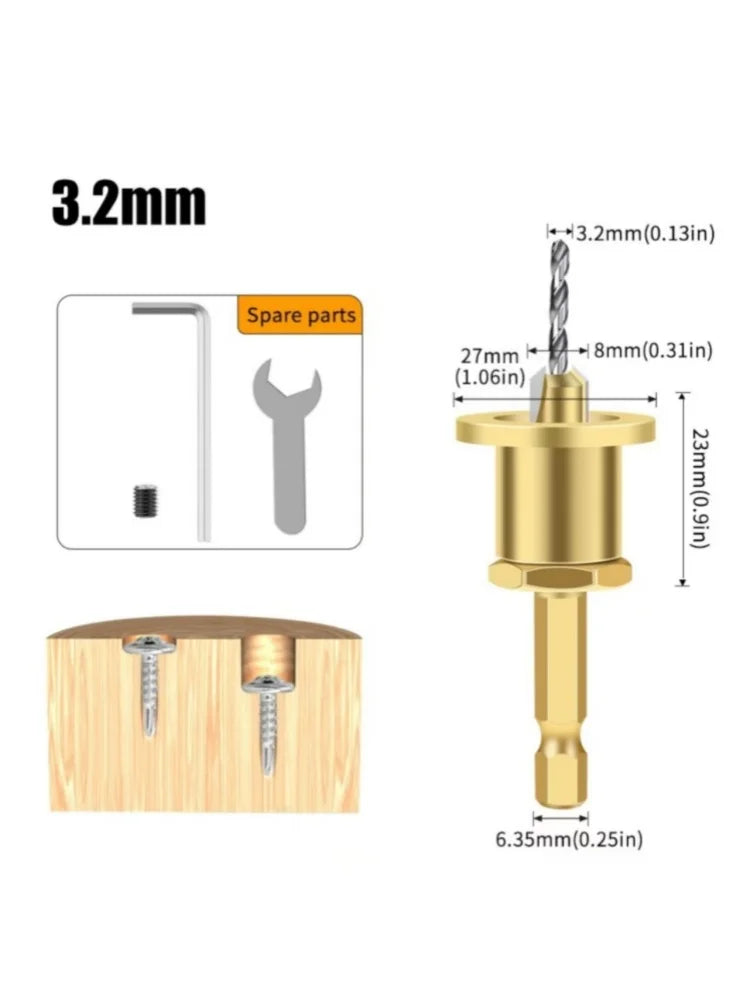 1/5Pcs CNC Adjustable Hexagonal Handle Cutter Woodworking Tools