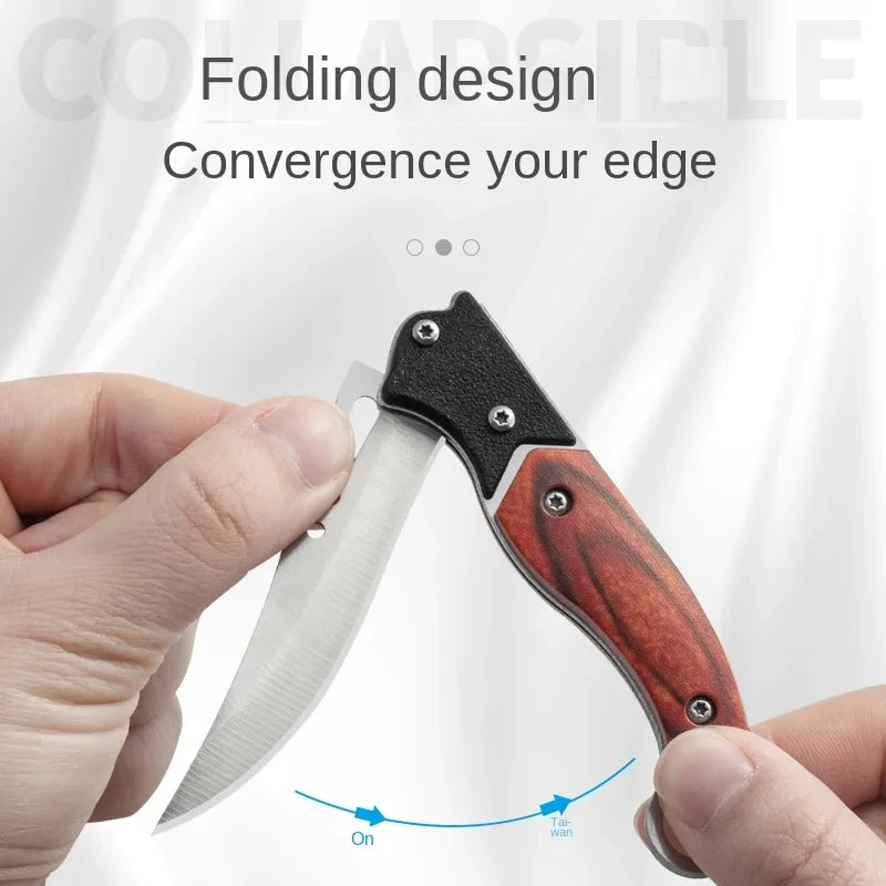 Compact Folding Knife with Durable Stainless Steel Blade