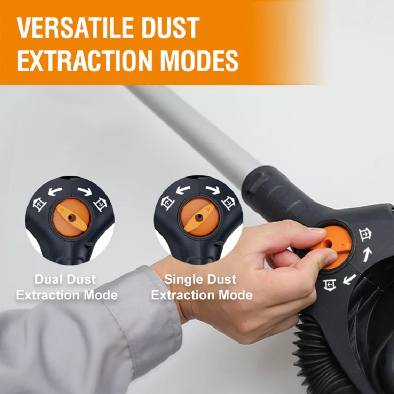 MAXXT 400W Drywall Sander Machine Brushless Motor Led Light 180° Flex