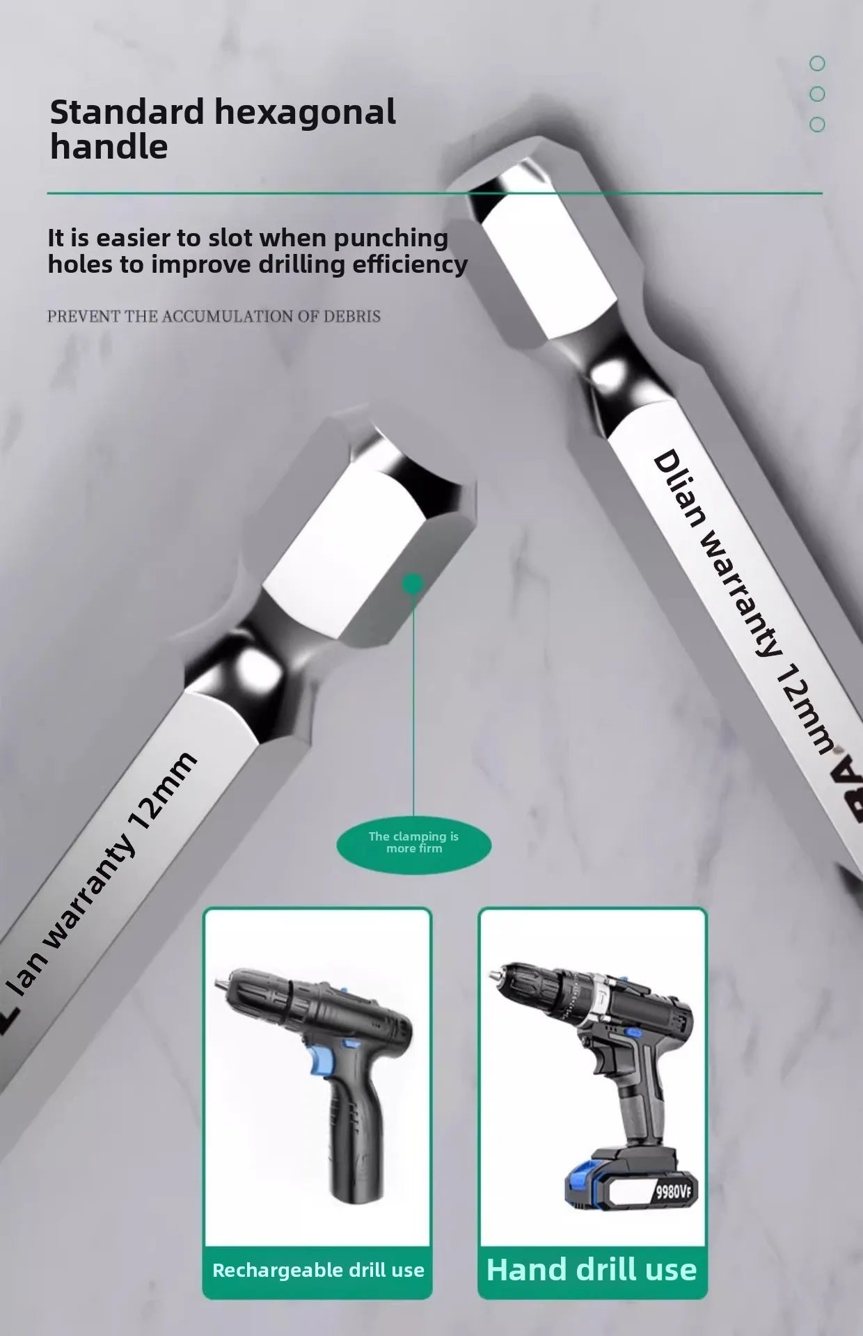 Eccentric Twist Drill Bit High-Strength Drill Bits Sets