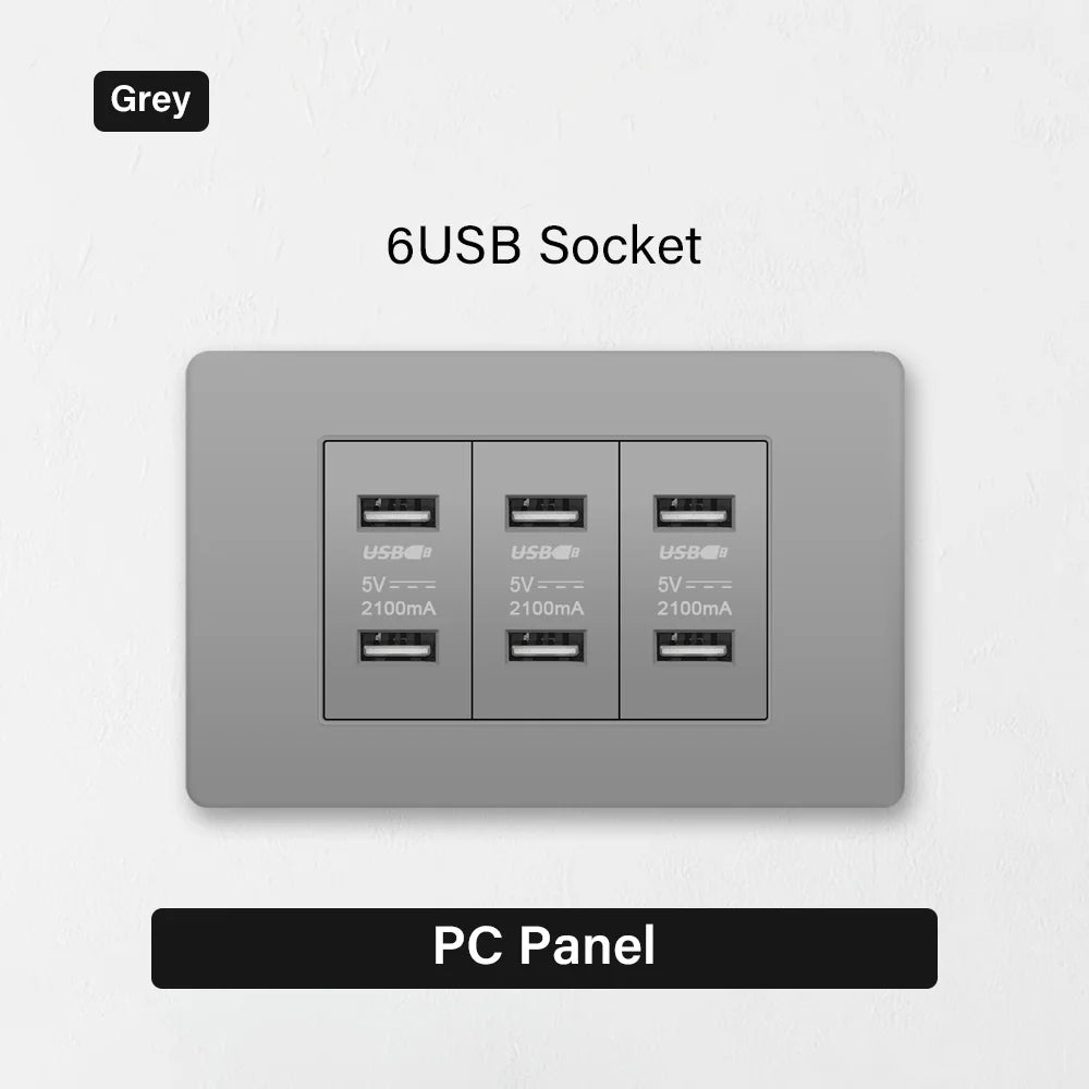 118 Type Brazil Korea Universal usb Wall socket