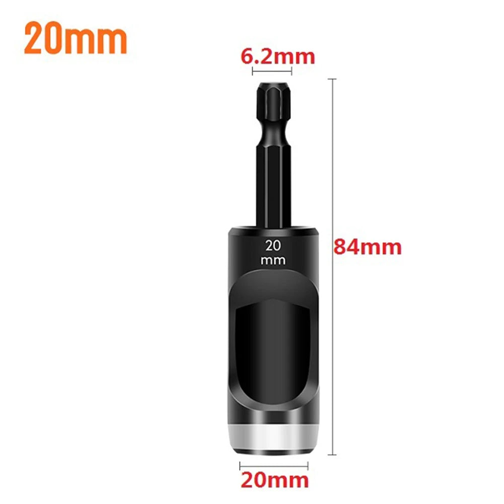 1/5pcs Leather Craft Hollow Hole Punches Hex Shank Adapter Hollow