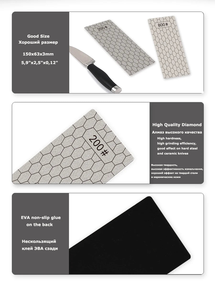 Sy Tools New 80-3000# Professional Diamond Knife Sharpener Sharpening