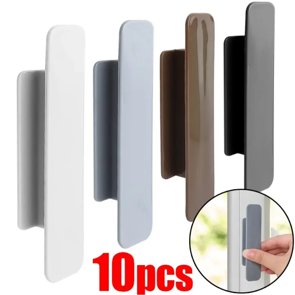10/2Pc Self-adhesive Door Handle Multifunctional Window Cabinet