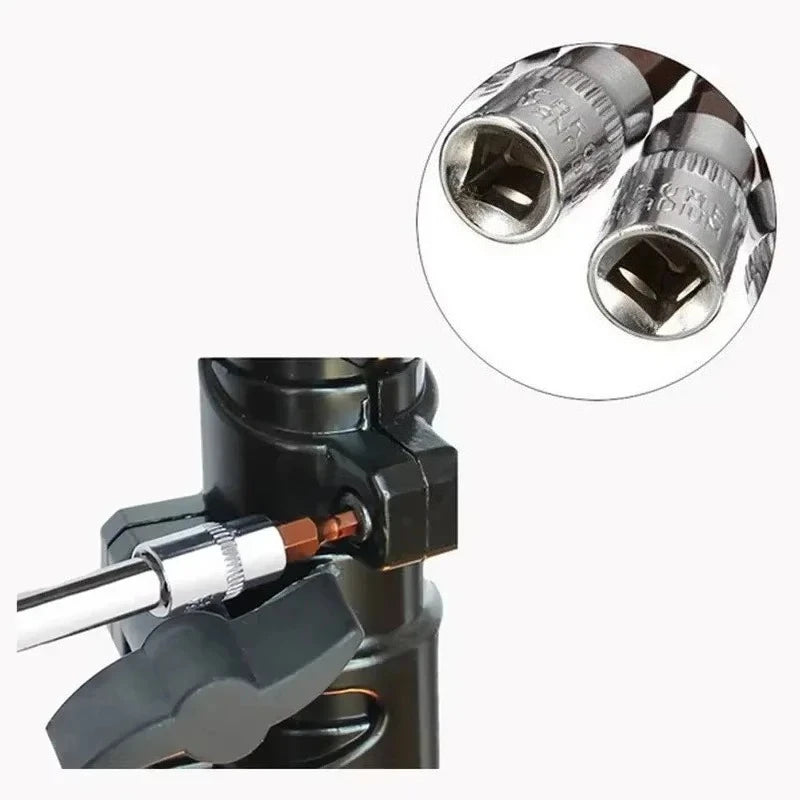 6Pcs 1/4 Inch Hex Screwdriver Bit Socket Set H3-H8 for Torque Spanner