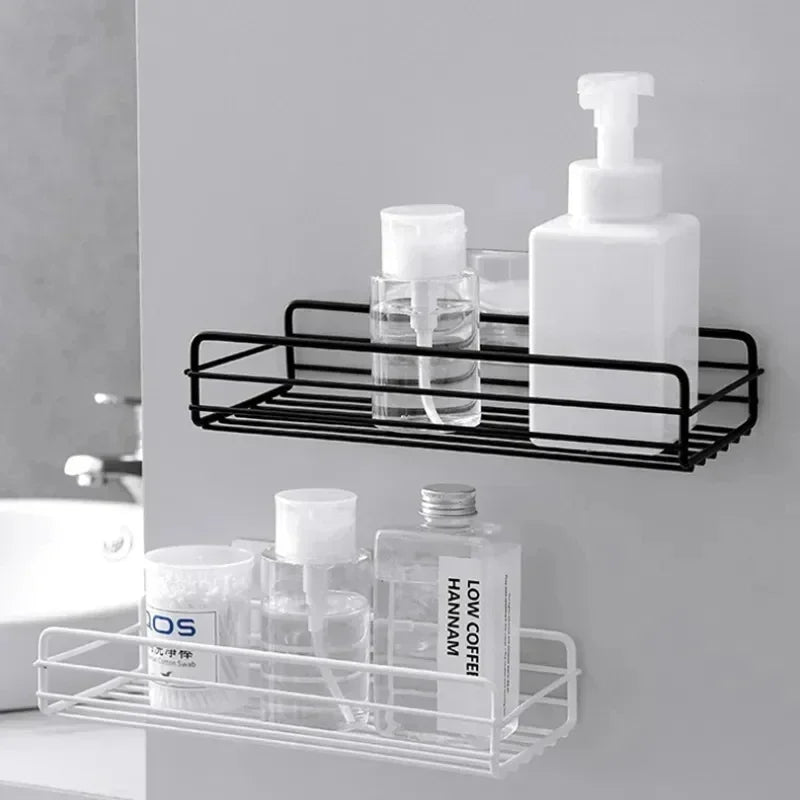 Bathroom Corner Triangle Shelf Wall Mounted Storage Shelves Shampoo
