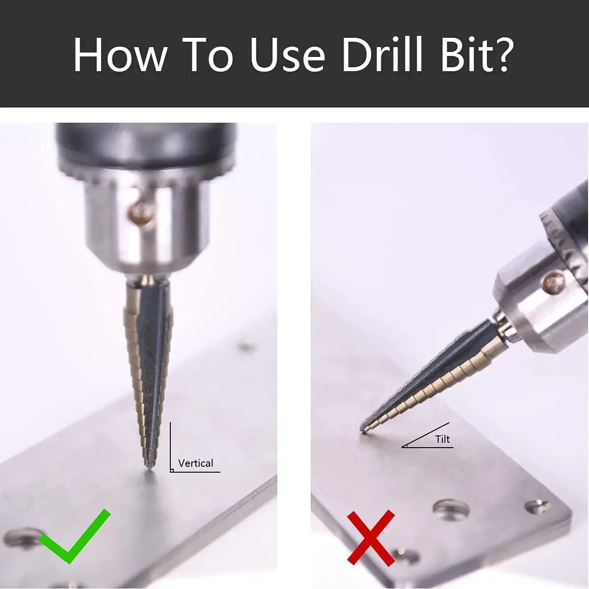 HSS 4241 Cobalt Multiple Hole 50 Sizes Step Drill Set Tools Aluminum