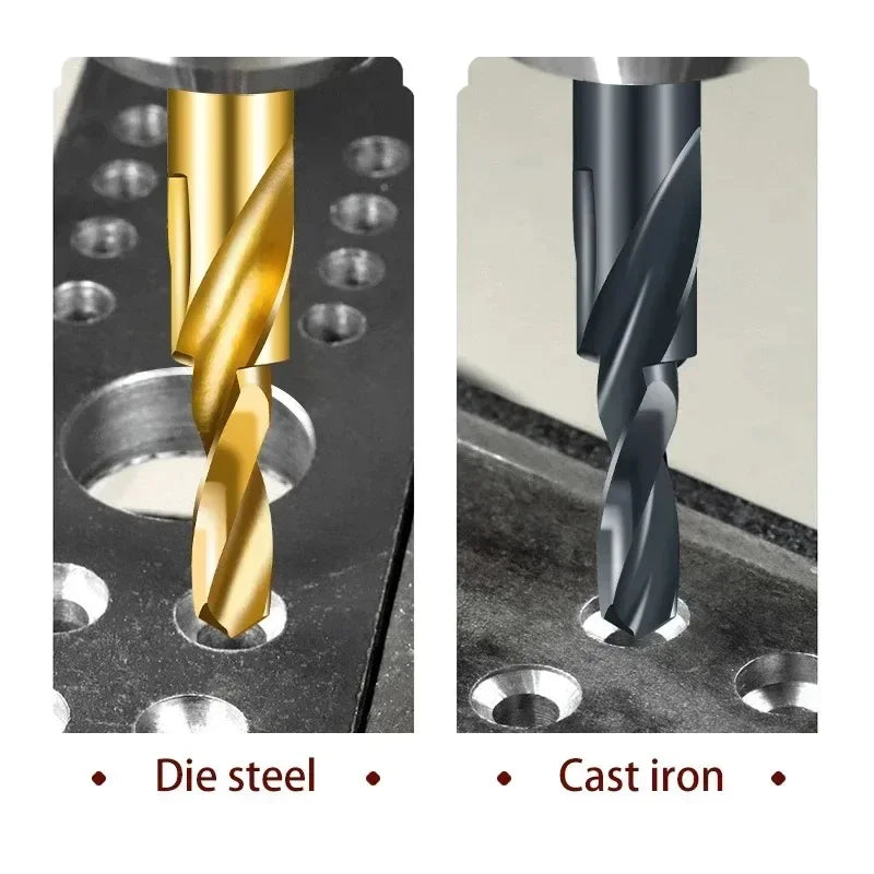 TG HSS M35 Step Drill Bit for Aluminum Copper Iron Mold Wood Plastic