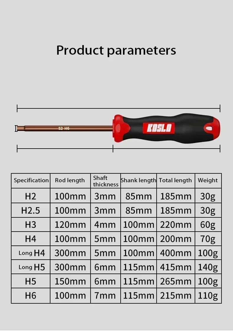 2025 New Internal Hexagonal Screwdriver Small Wrench Hexagonal Star