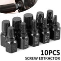 Screw Extractor Kit — 10 or 13-Piece Damaged Bolt & Stud Remover Set
