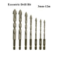 Four-Edge Eccentric Tile & Concrete Drill Bit Set — 4 or 6-Piece Hi...