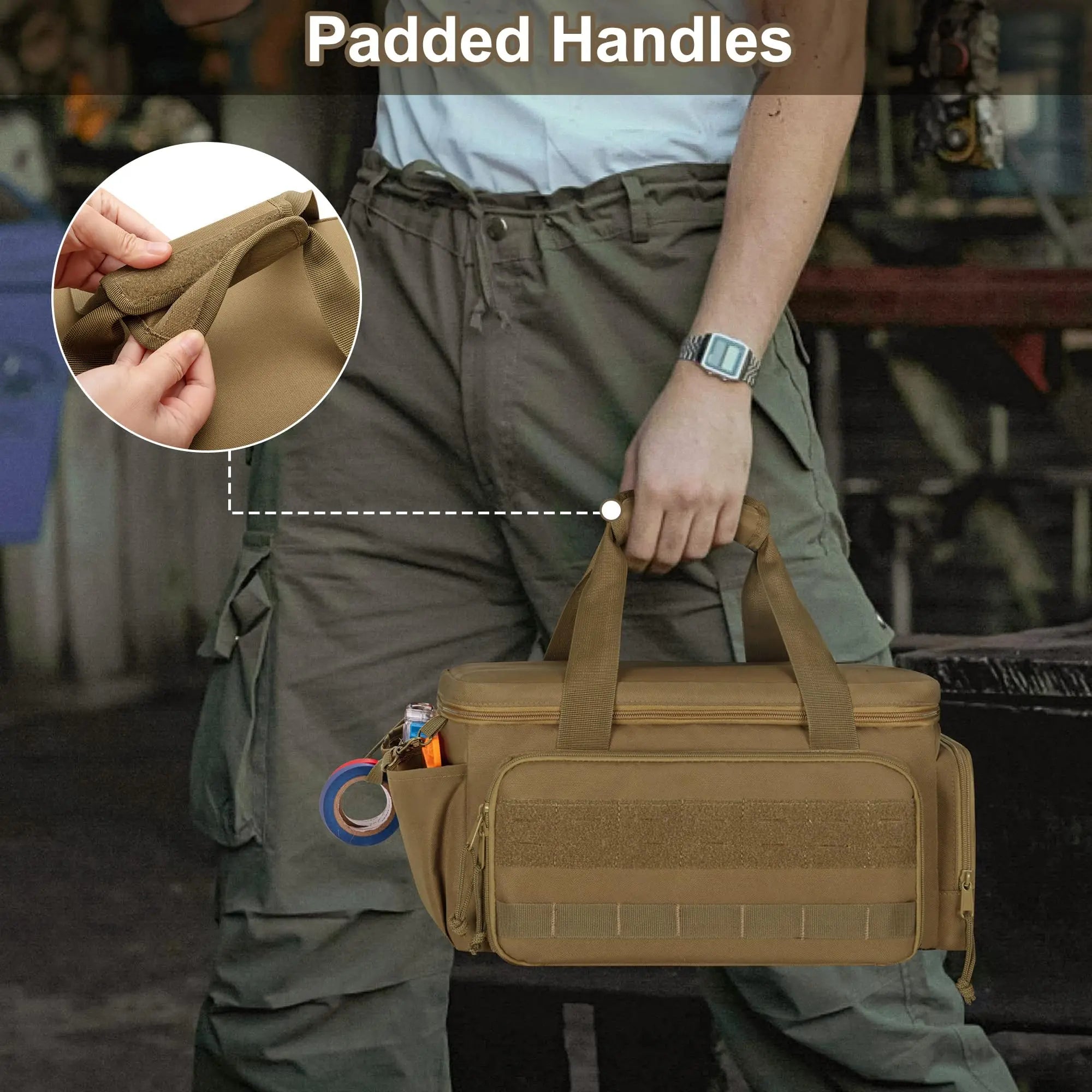 14inch Multifunctional Tool Bag Thickened Large Capacity Waterproofed