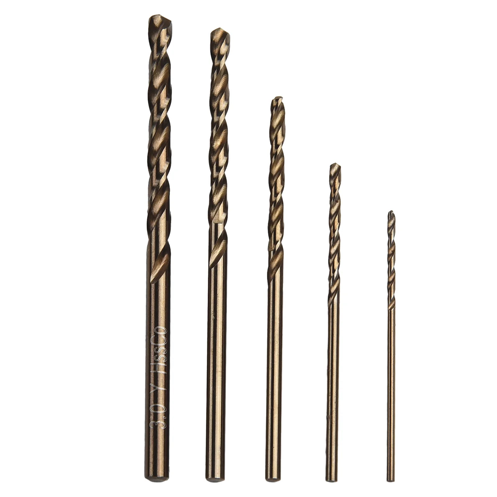5pcs HSS M35 Cobalt Drill Bit 1mm 1.5mm 2mm 2.5mm 3mm Drill Bit Hole