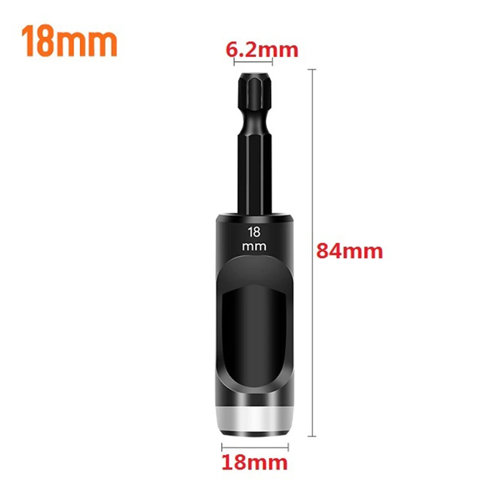 1/5pcs Leather Craft Hollow Hole Punches Hex Shank Adapter Hollow