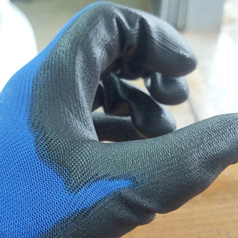 NMSAFETY 12 Pairs Working Protective Glove Men Flexible Nylon or