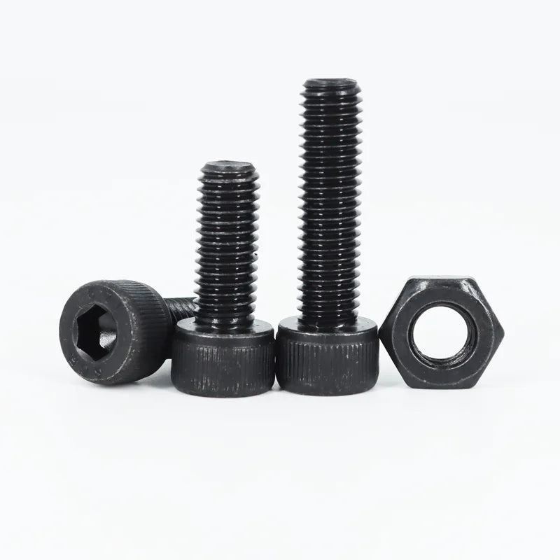 Black 2500P Hex Socket Head Screws Set M2 M2.5 M3 M4 M5 M6 DIN912