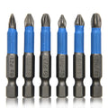 6-Piece Anti-Skid Electric Screwdriver Bit Set — PH1 PH - View 1
