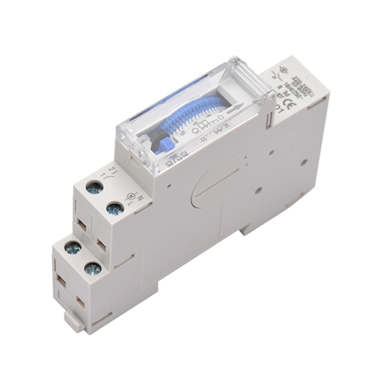 DIN Rail Mechanical 24hr Timer Switch DC 12V – 48 ON/OFF Settings