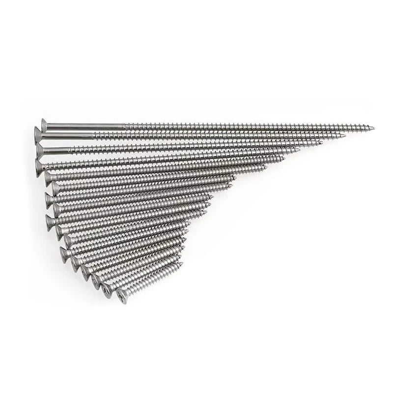 304 Stainless Steel Extended Flat Head Self Tapping Screw
