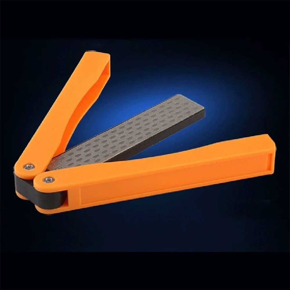 Portable Folding Pocket Knife Sharpener, Portable Double Sided
