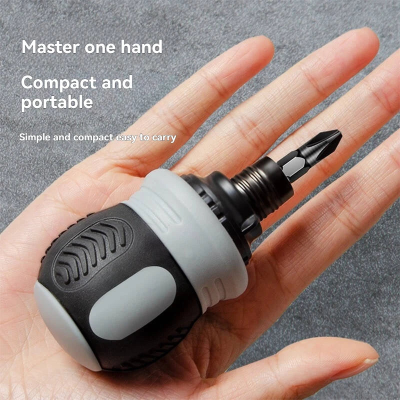 Ratchet Screwdriver Set Short Shaped Radish Head High Hardness