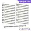 25 Pcs/Set Door Handle Screws - Through Fixing Bolts