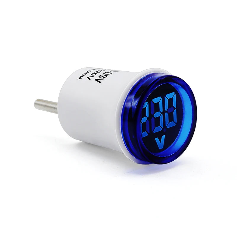 AC50-500V Digital Round LED Display Volt Tester Detector Voltmeter