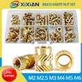 M2 M2.5 M3 M4 M5 M6 Brass Heat Set Insert Nut Hot Melt Knurled