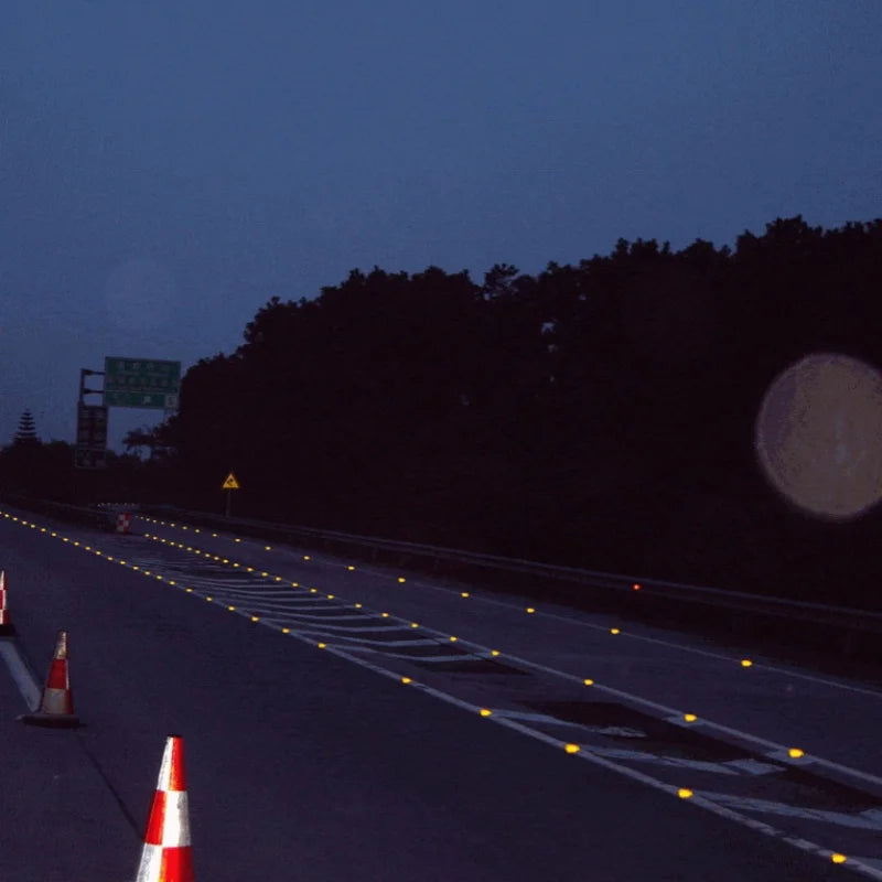 LED Solar Power Ground Marker Lights Waterproof Driveway Road Highway