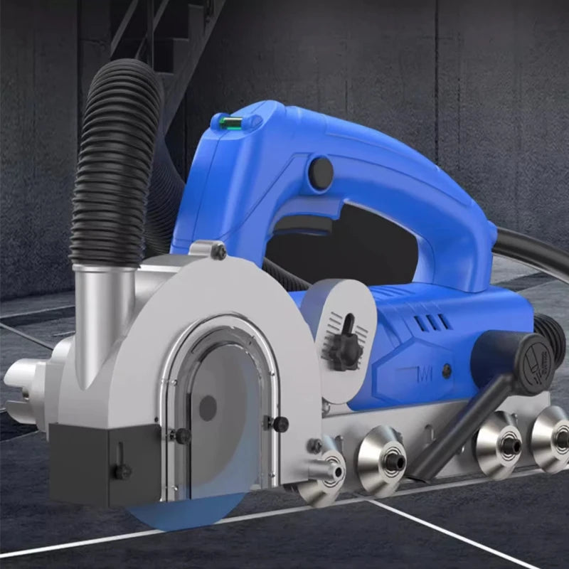 Electric Porcelain Floor Tile Seam Cleaner Dustless Slotting