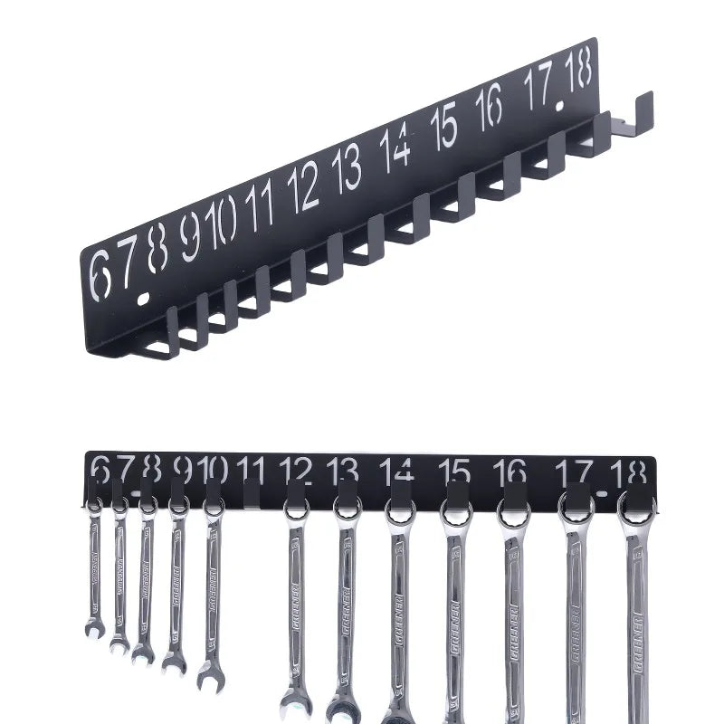 Metal Heavy-Duty Magnetic Tool Organizer Rack