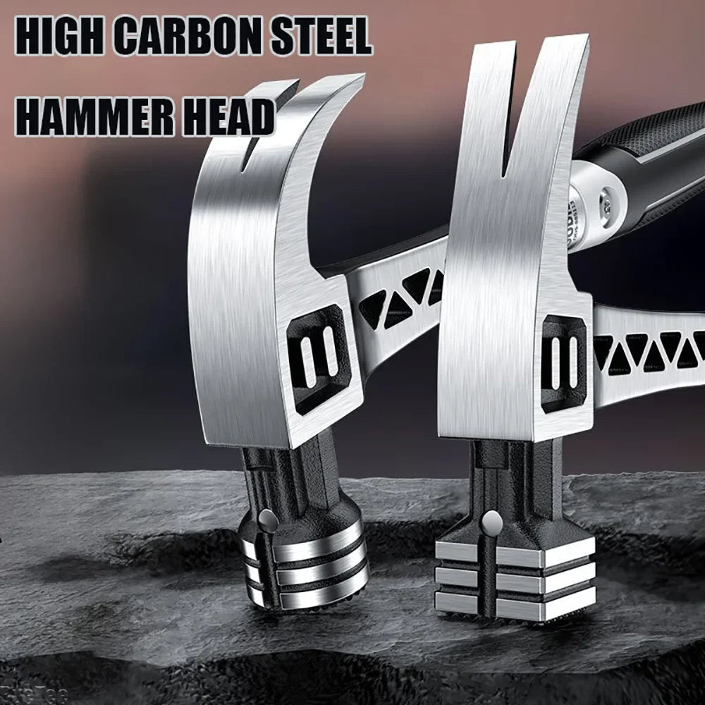 One-Piece Claw Hammer with Shock-Absorbing Handle – BuildKit AU