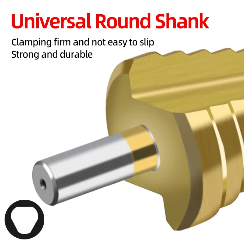 Step Drill Bit Saw Drill Bit Set Titanium 4-12 4-20 4-32mm Wood Metal