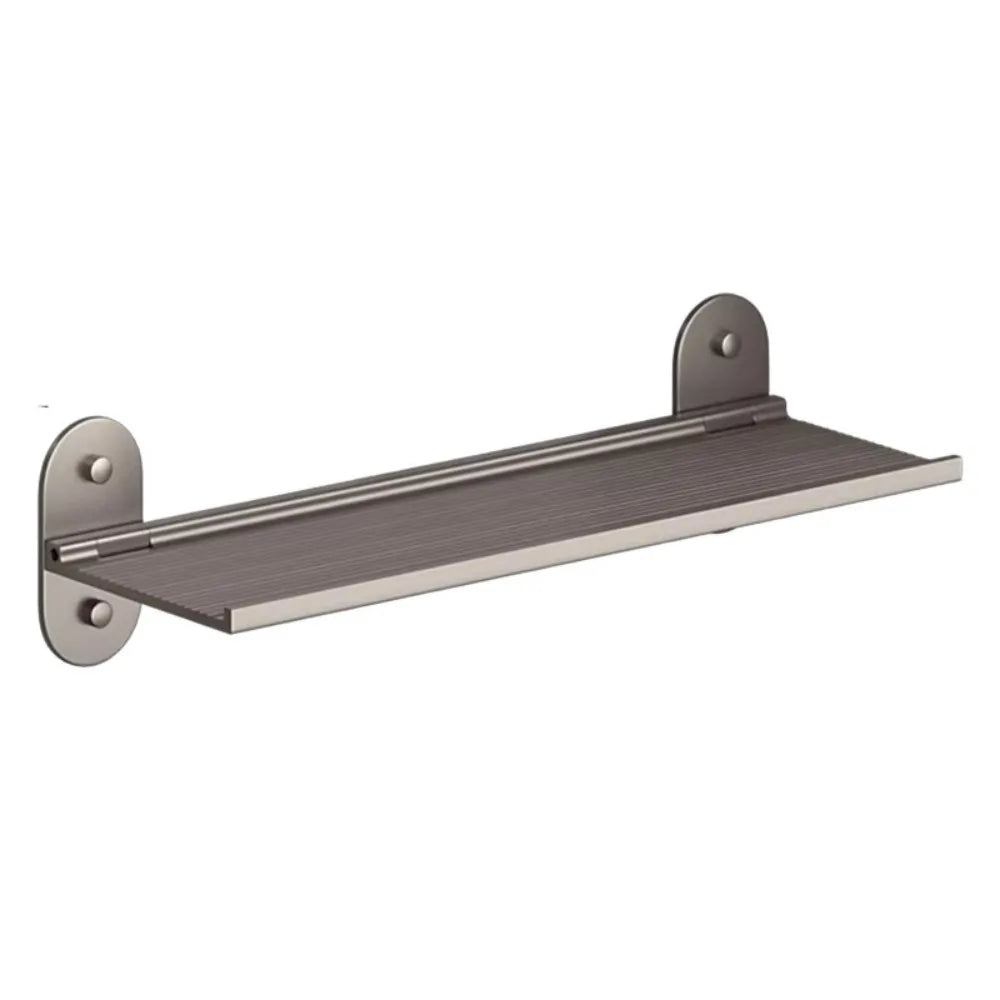 Folding Shelf Bathroom Shelf Toilet Organizer Wall Mounted Shelf