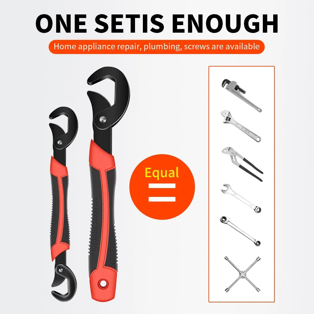 Adjustable Spanner Multi-function Universal Wrench Tool Home Repair