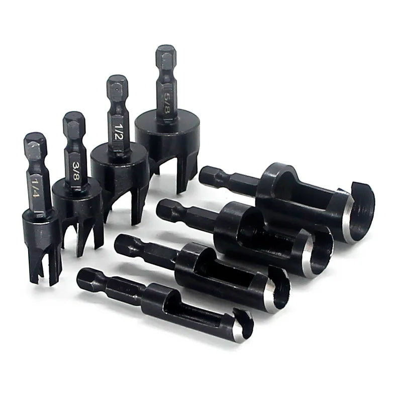 Carbon Steel Hex Shank Krachtige Dowel Bit Woodworking Drill Wood