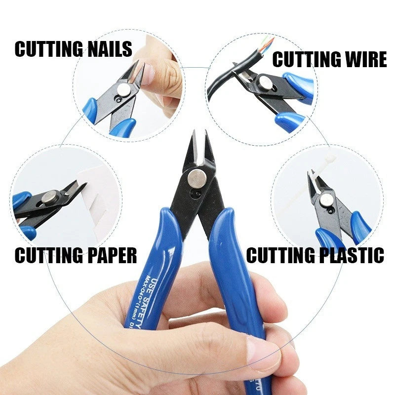 Universal Diagonal Pliers Carbon Steel Pliers Electrical Wire Cable