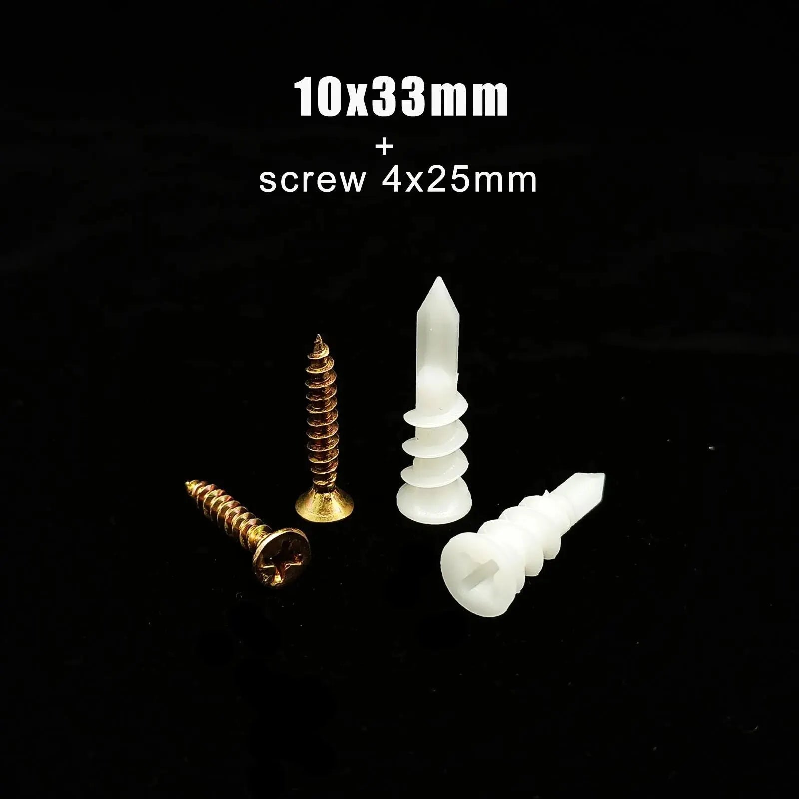 10sets Self Drilling Drywall Anchor with Tapping Screw for