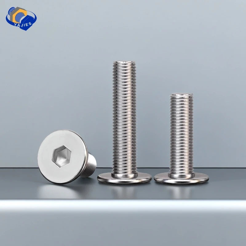 CM SS M3 M4 M5 M6 Low Profile Stainless Steel Hex Hexagon Socket