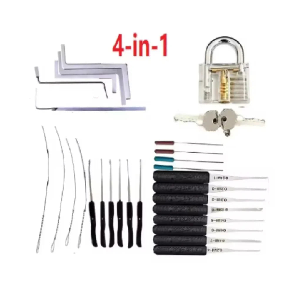 8piece Lock Pick Set Locksmith Supplies Broken Key Auto Extractor