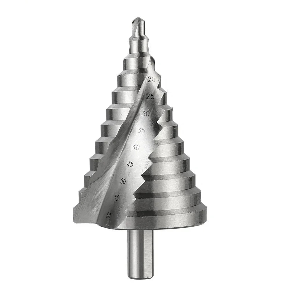 6-60mm Step Drill Bit Spiral Groove Pagoda Hole Cutter Metal Sheet